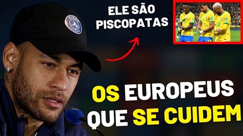 NEYMAR MANDA RECADO PARA RIVAIS NA COPA DO MUNDO MENINO NEY YouTube