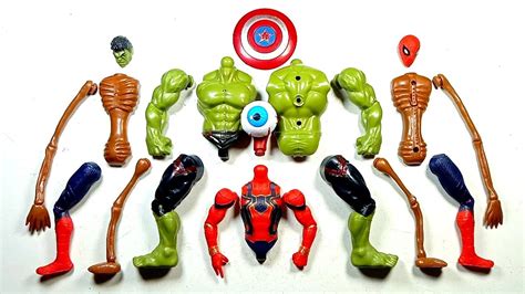 Merakit Mainan Spiderman Vs Hulk Smash Siren Head Avengers Superhero