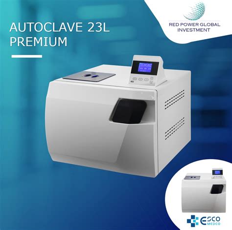 Autoclave Premium Clase B 23l Red Power Global