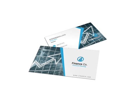 Finance Company Business Card Template | MyCreativeShop