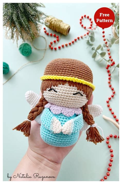 10 Amigurumi Christmas Angel Doll Free Crochet Pattern And Paid Page