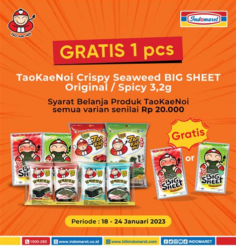 Indomaret On Twitter Beli Taokaenoi Semua Varian Di Indomaret Dijamin