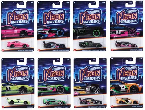 Hot Wheels 2024 Neon Speeders Mix 2