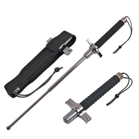 21 Inch Telescopic Extendable Baton With Cross Hand Guard 4q