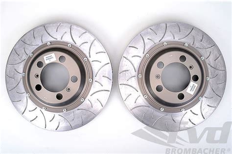 Brembo Type Iii Slotted Rotor Set 9911 Gt3 Rs Front 380 X 34 Mm Steel Brakes