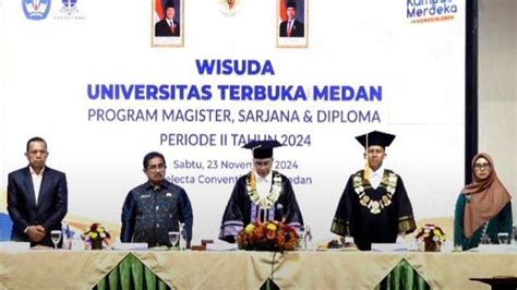 Universitas Terbuka Kota Medan Gelar Wisuda Periode Ii Tahun 2024