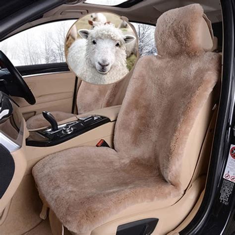 Altlue Real Genuine Sheepskin Seat Covers For Cars Suv Trucks Van Rv Front Seats