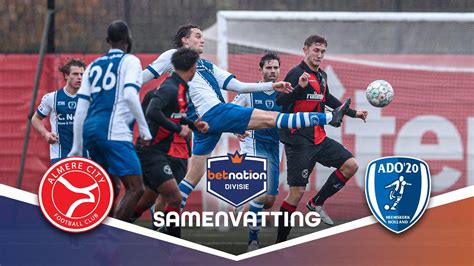 Jong Almere Slaat Toe In De Tweede Helft Jong Almere Vs Ado