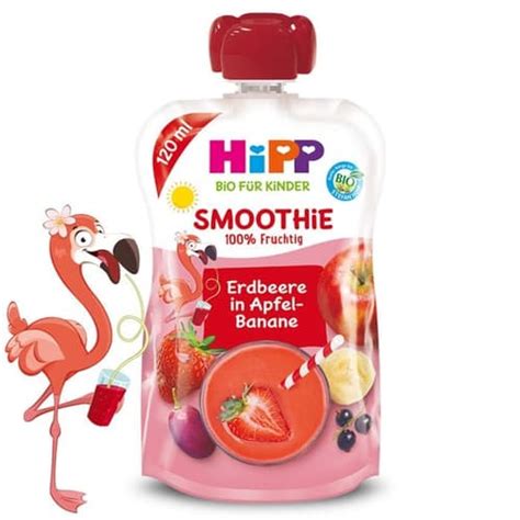 HiPP BIO Smoothie Erdbeere In Banane Apfel