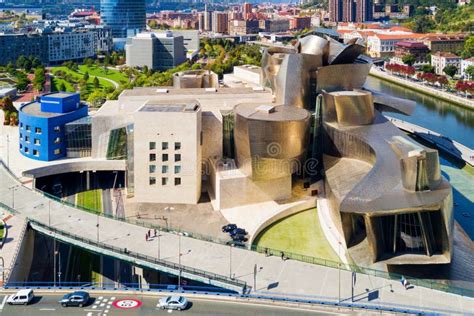 El Museo Guggenheim De Bilbao Fotograf A Editorial Imagen De A Reo