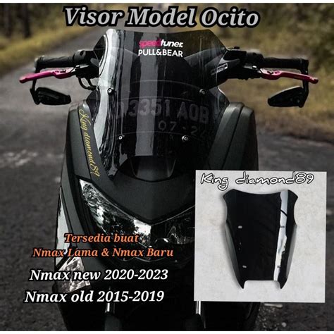 Jual Visor Nmax Windshield Model Ocito Tdr Sirip Nmax New