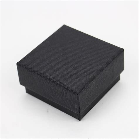 Small Black Jewelry Gift Box L2 4 X H2 4 X H1 5 Inch Better Package