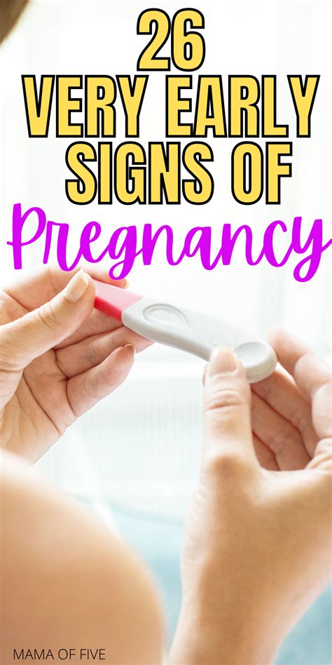 Pin On Early Pregnancy Signs