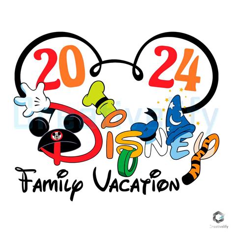 Disney Family Vacation 2024 SVG File Digital Download - CreativeLify