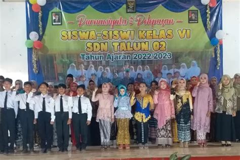 Momen Haru Acara Purnawiyata Dan Pelepasan Siswa Siswi Kelas Vl SDN