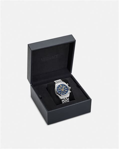 Versace Chrono Master Watch Bluesilver Versace Ca