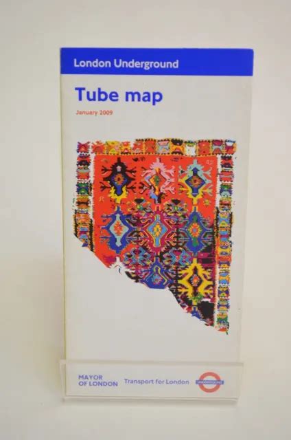 London Underground Tube Map January 2012 £240 Picclick Uk