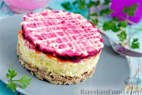 Рецепт: Мясной салат "Король в гневе" на RussianFood.com