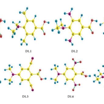 The Optimized Geometrical Structures Of Dmaba Derivatives D D