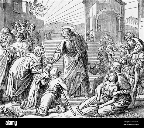 The Mighty Miracles Of Jesus At Capernaum Scene Of The New Testament Histoire Biblique De L