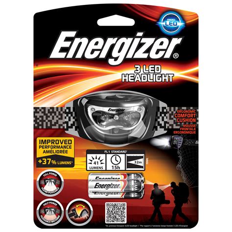 Energizer 3 LED Headlight Lampe Energizer Sur LDLC