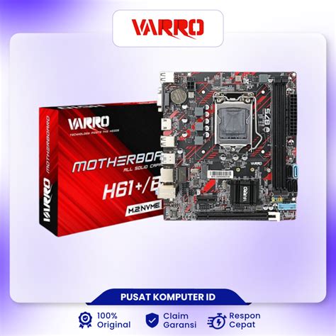 Mainboard Motherboard Varro H61 B75 1155 Lazada Indonesia