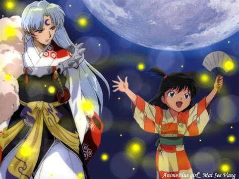 Anime Rin And Sesshomaru 1024x768 Wallpaper Teahub Io