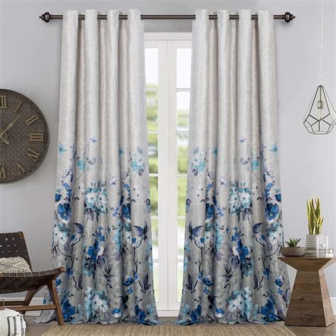 Amazon Mysky Home Blackout Curtain For Living Room Inch Long