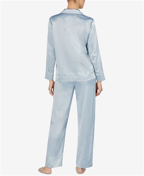 Lauren Ralph Lauren Satin Pajama Set Macys