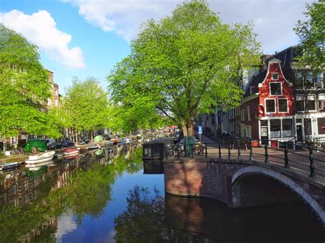 A View From The Prinsengracht In Amsterdam On The Meanwhile