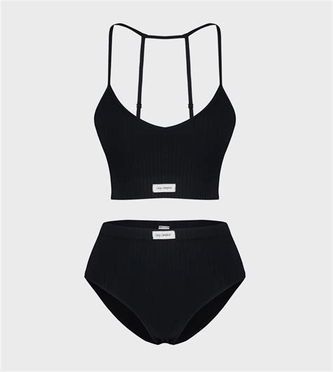 Buy Trendyol Seamless Label Detailed Covered Lingerie Set In Black ThStreet UAE