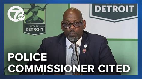 Detroit Police Commissioner Accused Of Indecent Conduct With