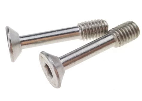 A2 Stainless Steel Captive Screws Flat Head M6 Hex Socket Metal Screws