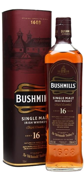 Виски Bushmills 16 Year Old Бушмилс 16 лет цена, купить Bushmills 16 ...