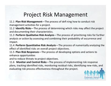 Pmbok 4th Edition Chapter 11 Project Risk Management