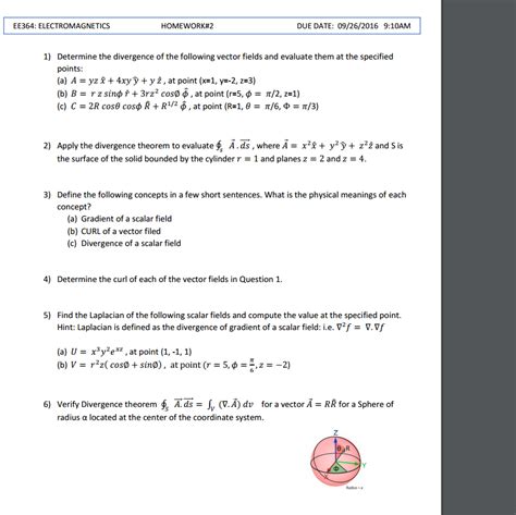 Solved Determine The Divergence Of The Following Vector Chegg