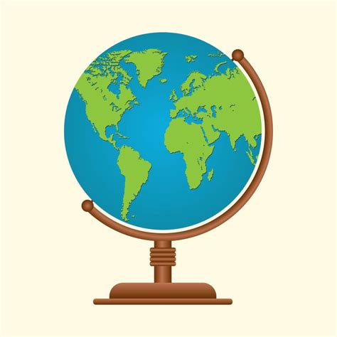 Conception De Globe Terrestre Earth Globe Cartoon Globe Globe Drawing