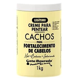 Creme Pentear Gota Dourada 1kg Fortalecimento Shopee Brasil