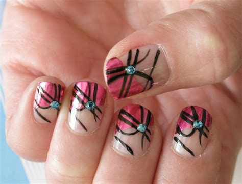 Passion Pink Nail Foils Nail Art Tutorial · How To Create Foil Nail Art ...