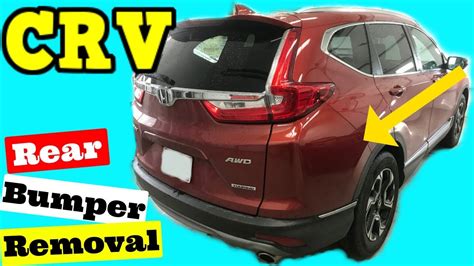 How To Replace Honda Crv Rear Bumper Honda Crv Front And Rea