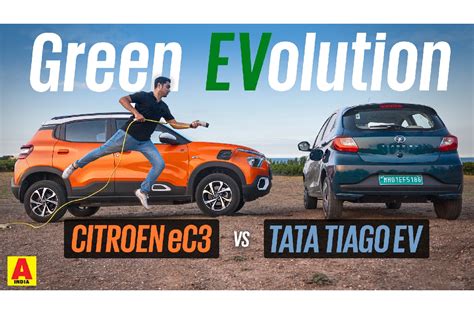 Citroen Ec Vs Tata Tiago Ev Price Video Review Battery Range