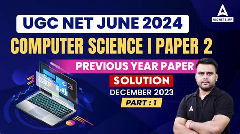 Ugc Net Computer Science Previous Question Paper With Solution Ugc