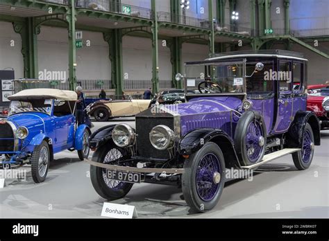 Bonhams 2020 Sale At The Grand Palais In Paris Focus On A Purple 1915 Rolls Royce 40 50hp