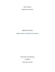 Tarea 3 2 Reglamentación en la profesión de enfermería pdf NUC