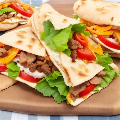 Premium Photo Different Types Of Fast Food In Different View