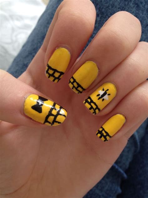 Gravity Falls Nails Bill Nails Fall Nail Art Fall Nail Designs