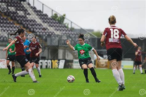 Womens National League Game Galway Wfc Vs Peamount United Editorial Photography Image Of