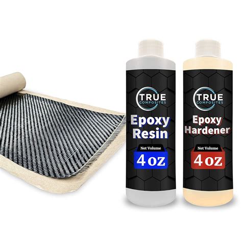 Amazon TRUE COMPOSITES Carbon Fiber Sheet Epoxy Resin Kit 36 X