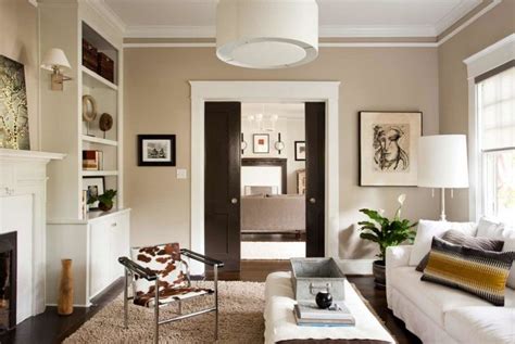 Kilim Beige Sherwin Williams for a Contemporary Living Room with a ...