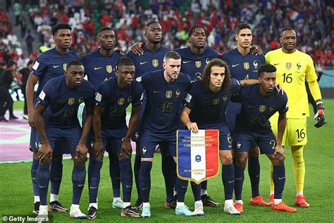 Back To Basics France Team Pose For A Squad Picture Draped In Colours